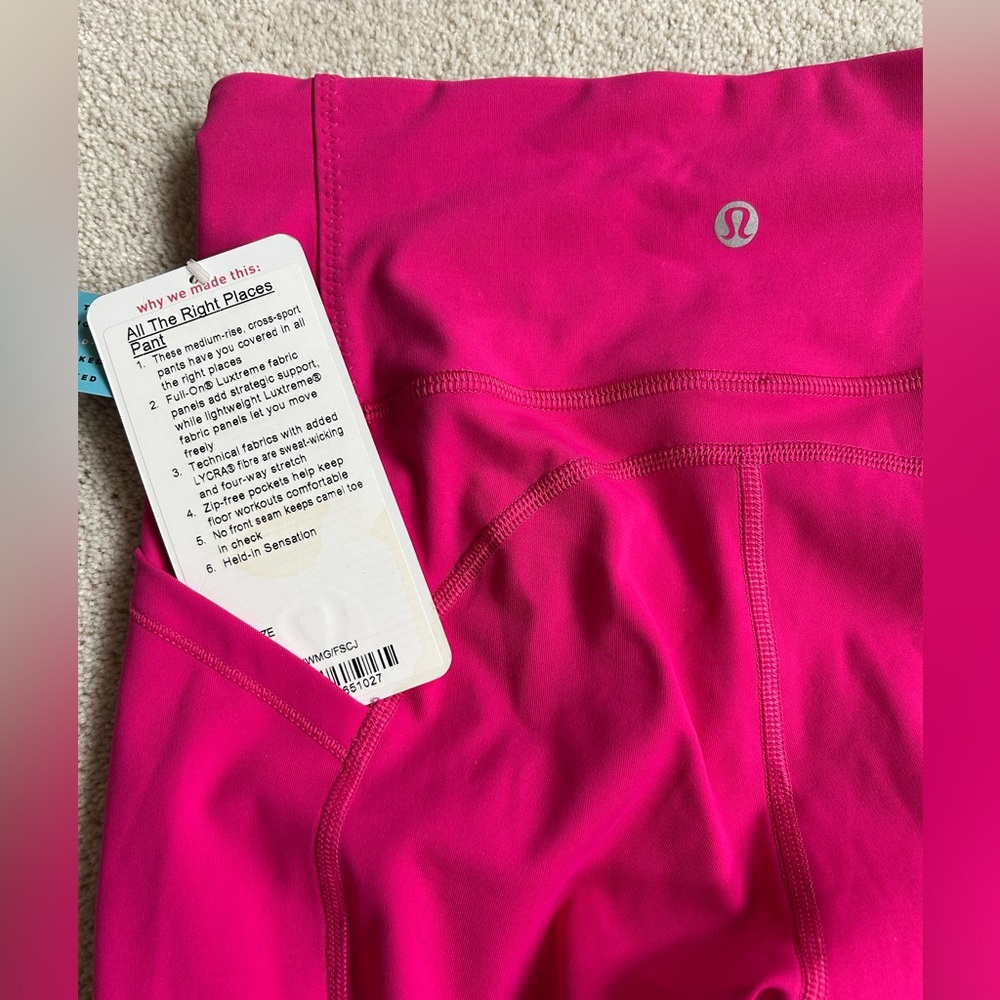 NWT lululemon All The Right Places Pants 6